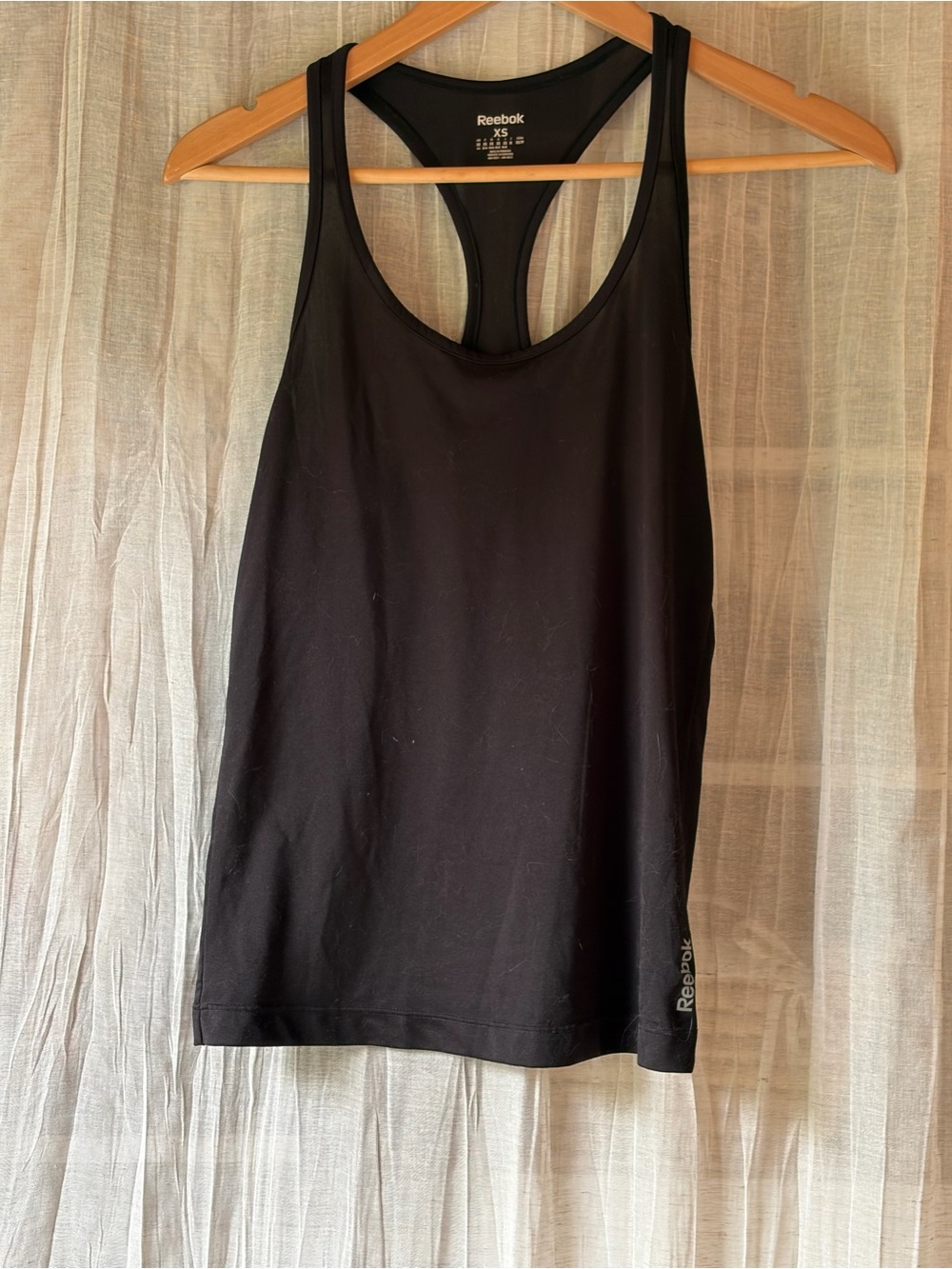 Reebok Black Racerback Tank Top for Women
